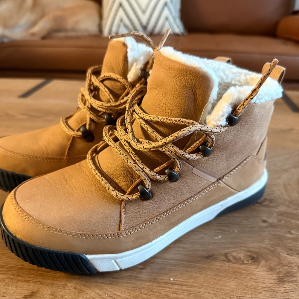 The North Face Tan Ankle Boots